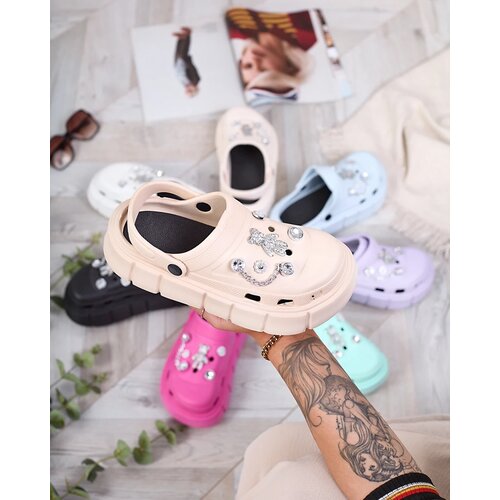 Resti Royalfashion Beige women's rubber flip-flops Kooranza Cene