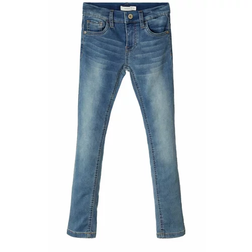 name it Jeans hlače 13209038 Modra Slim Fit