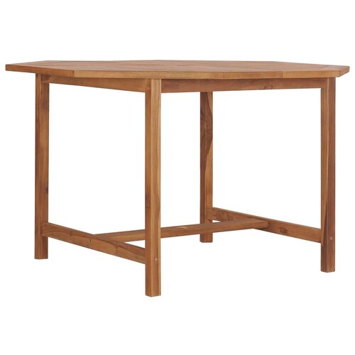 vidaXL vrtna jedilna miza 110x110x75 cm trdna tikovina Cene