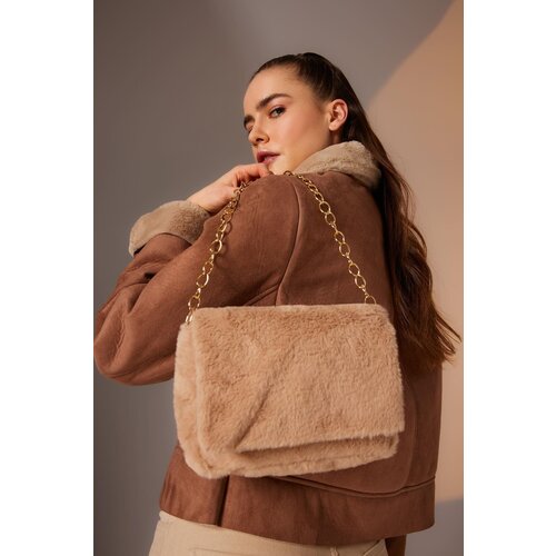 Defacto Women&amp;#039;s Plush Chain Shoulder Bag Slike