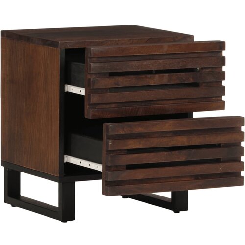 Maison Chic Nočna omarica - Nočna miza 40x34x46 cm trden mangov les, (21687538) Cene