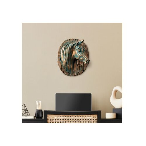 Wallxpert Zidna dekoracija Konj, 25 x 28 x 14 cm, &amp;Scaron;arena Slike