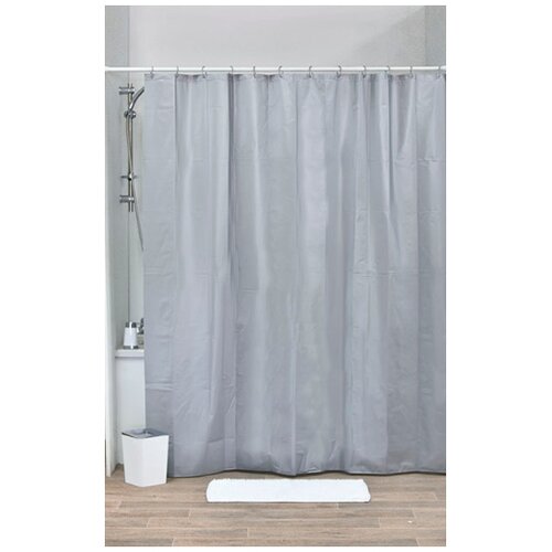  ZAVJESA ZA KADU 180X200CM SREBRNA TENDANCE Slike