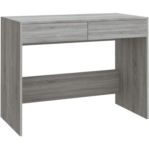 Maison Chic Pisalna miza - pisarniška miza - Računalniška miza siva sonoma 101x50x76,5 cm iverna pl., (21785066) Cene