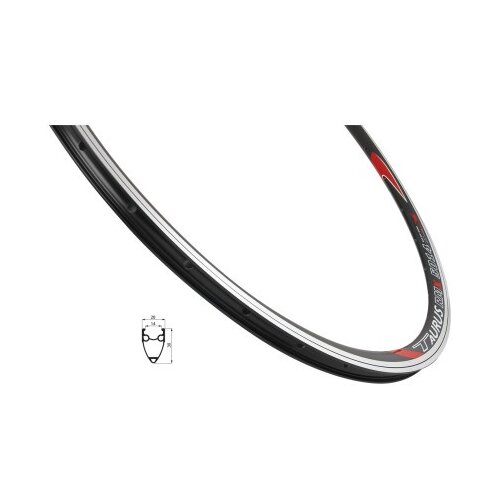 REMERX felga taurus 622x14 36 rupe crna ( 702301/F3-1 ) Cene