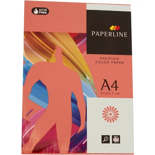  Papir barvni a4 paperline 80g 1/500 OPTIMA - RED