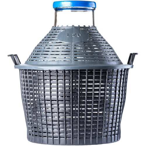 KADAX Ženska steklenica za vino Balon 20L v košarici za dimljenje, steklenica za vino, galona + pokrovček, (5000354952) Cene
