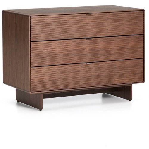 Kave Home Komoda u dekoru oraha u tamnoj prirodnoj boji 101x75x50 cm Norlen &ndash; Cijene