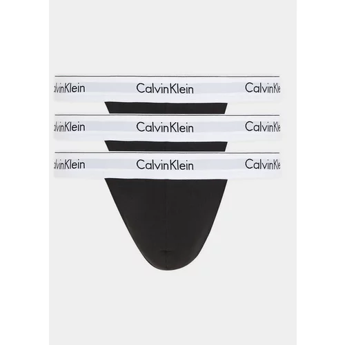 Calvin Klein Underwear Set 3 parov tangic 000NB3226A Črna