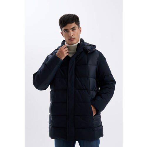 Defacto Slim Fit Slim Fit Hooded Lined Parka Coat Cene