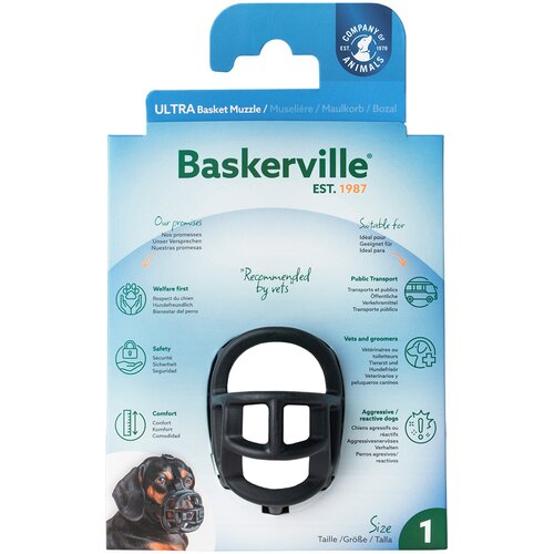 Baskerville Brnjica Ultra 2.0 - Veličina 1, npr. jork&amp;scaron;irski terijer, maltezer Slike