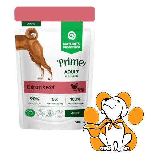 Nature's Protection Active Chicken&Beef 85g, Vlažna Hrana Za Aktivne Odrasle Pse Cene