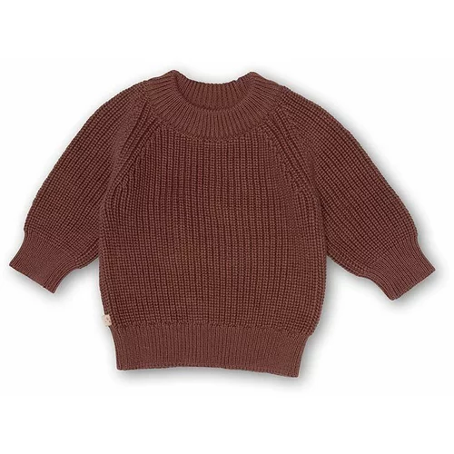 That's mine Pulover za bebe Flo Sweater 27995 boja: smeđa, topli, FLO
