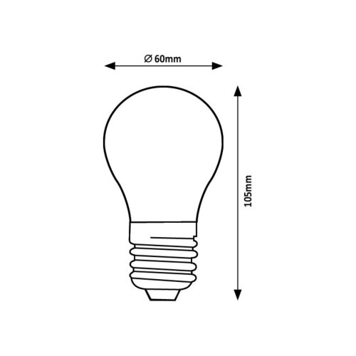 Rabalux led vlakna filament-led w providno (79172) Slike