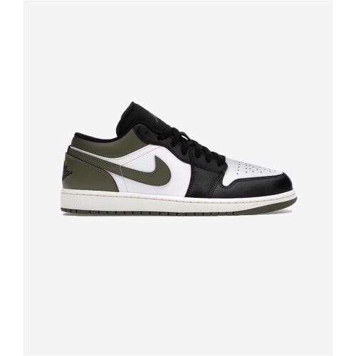 Nike Nizke superge Jordan 1 Low Black Toe Medium Olive Zelena Cene