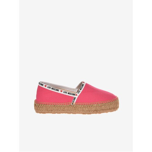 Love Moschino Pink Women's Espadrilles - Women Slike