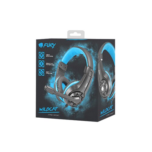 Fury Wildcat Gaming NFU-0862 sa mikrofonom slu&amp;scaron;alice Slike