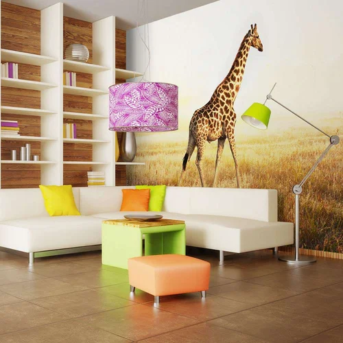  tapeta - giraffe - walk 400x309