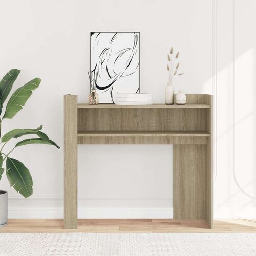  Konzolni stol boja hrasta sonome 100x35x90 cm konstruirano drvo Slike