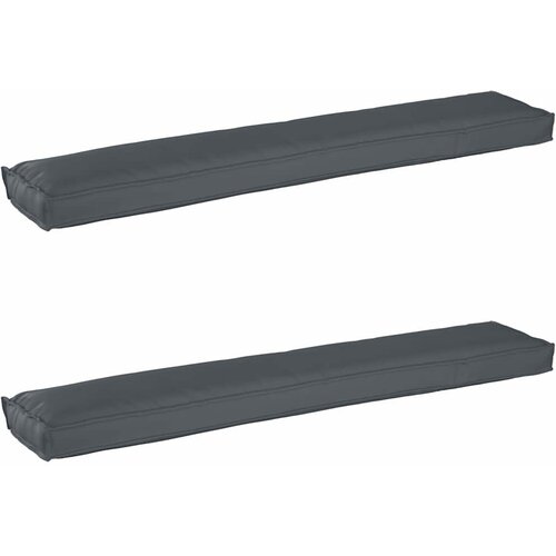  Set jastučića za palete 2 pcs Antracit 200 x 40 x 8 cm Slike