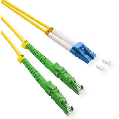 Roline FO Jumper Cable Duplex 9/125 OS2 LSH APC/LC UPC LSOH žuti 2.0m Cene