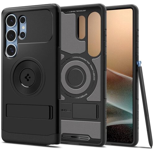 Spigen Slim Armor MagFit ovitek za Samsung S25 Ultra, Black Cene