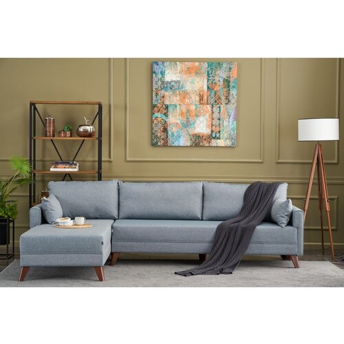  Ugaona garnitura Bella Soft Kose Koltuk Left Blue Cene