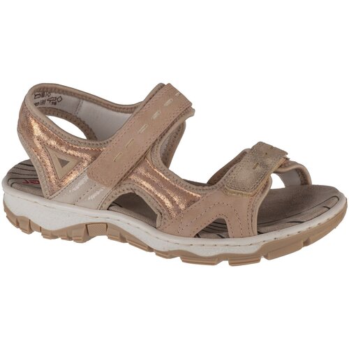 Rieker &amp;Scaron;portni sandali Sandals Rožnata Slike
