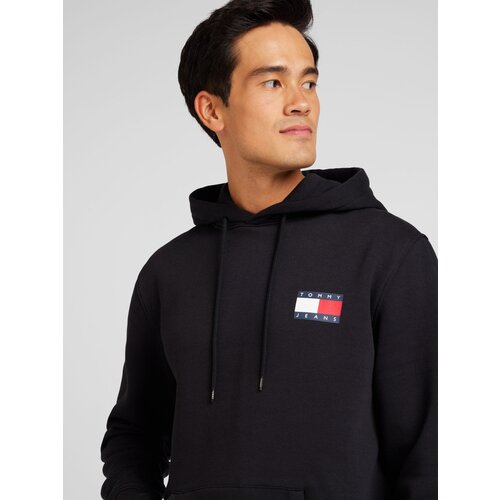 Tommy Jeans Sweater majica &amp;#039;ESSENTIAL&amp;#039; crna Slike
