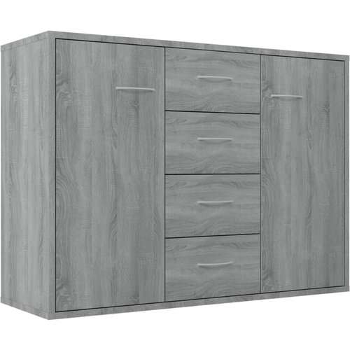 Maison Chic Komoda - Predalnik siva sonoma 88x30x65 cm inženirski les, (21717785) Slike