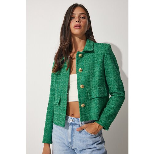Happiness İstanbul Jacket - Green - Regular fit Slike