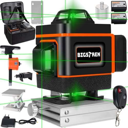  &amp;amp;#x1f525;Akumulatorski 16 linijski zeleni gradbeni laserski nivelir 2x baterija BLACK FRIDAY&amp;amp;#x1f525; Slike