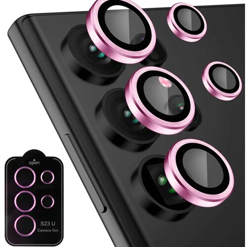  POSITIONER STAKLO KAMERE METAL SAMSUNG S23 ULTRA PINK Slike