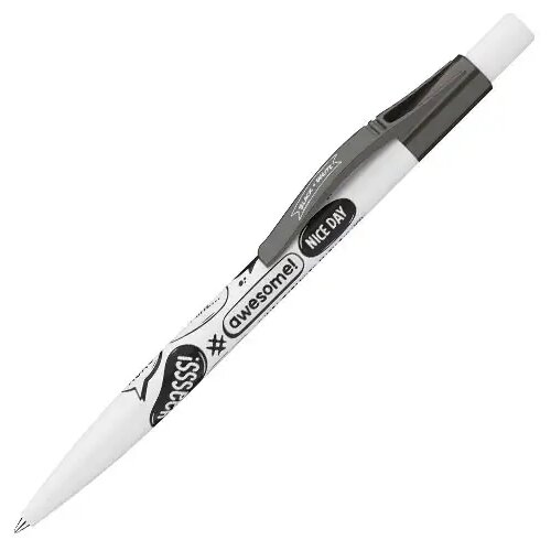 ICO Black and Write kemični svinčnik beli 0,8mm Cene