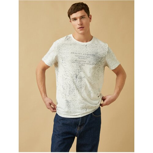Koton T-Shirt - Gray - Regular Slike