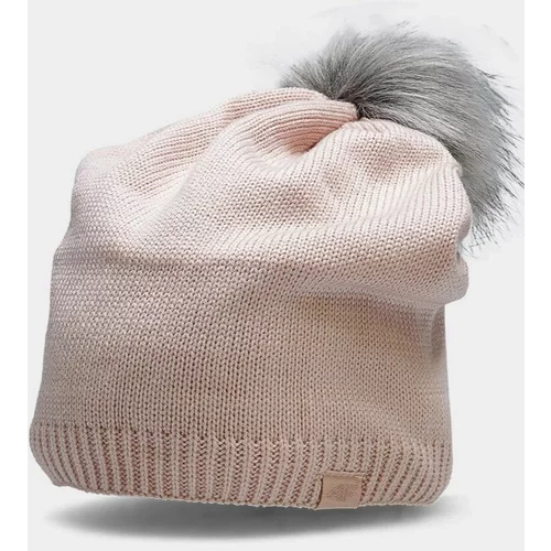 Kesi Women's winter hat 4F Light pink