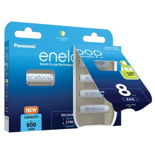Panasonic eneloop baterija aaa, 8 kom Slike
