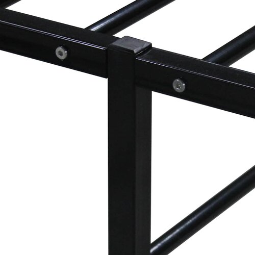  Okvir za krevet crni metalni 140 x 200 cm Slike