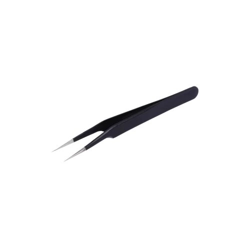 Quadrios ESD pinceta obložena nehrđajućim čelikom 123 x 10 mm vrh fino nakošen 0,5 mm EN 61340-5-1 23EC155 ESD pinceta Cijene