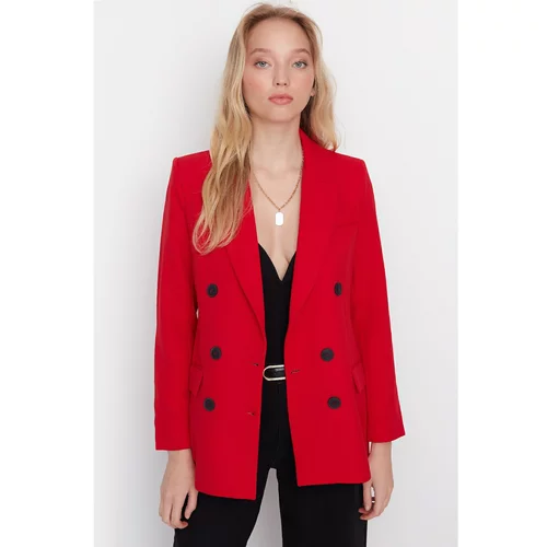 Trendyol Red Blazer Jacket
