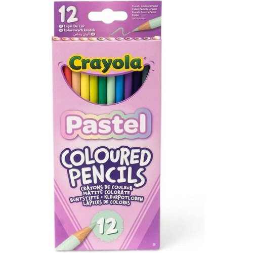 Crayola Crayola: Set 12 barvnih svinčnikov v pastelnih barvah Slike