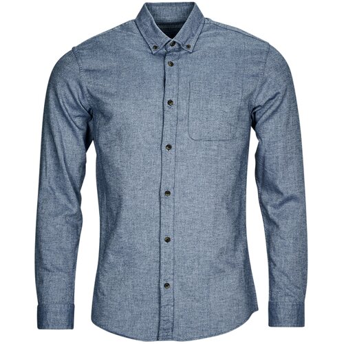 Jack & Jones Srajce z dolgimi rokavi JJECLASSIC MELANGE SHIRT LS SN Modra Cene