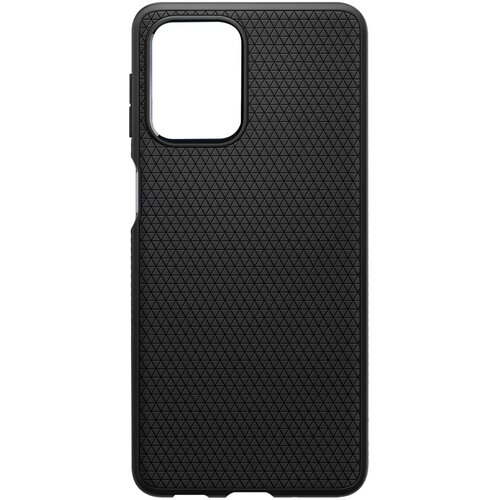 Spigen crna mehka torbica za samsung galaxy M53 5G z geometrijskim vzorcem in vogali, odpornimi proti udarcem, serija liquid air, (20715007) Slike