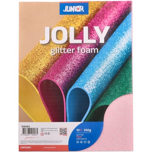 Junior Foamy Glitter, eva pena sa &scaron;ljokicama, pastel, A4, 10K - odaberite boju Cene