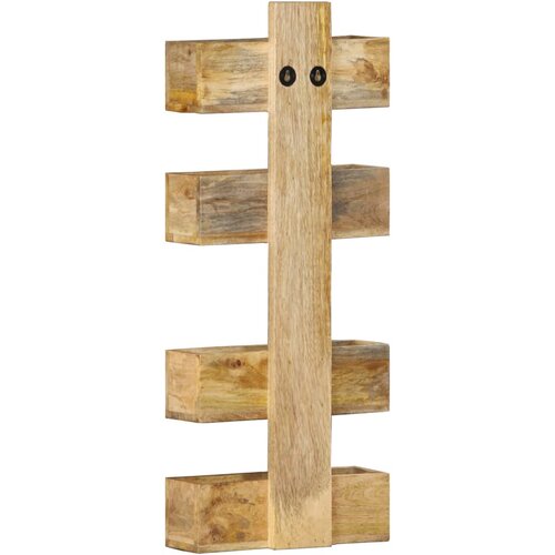  Zidni stalak za časopise 30 x 11 x 72 cm od masivnog drva manga Slike