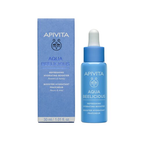 Apivita Aqua Beelicious osvežilni in vlažilni booster 30 ml Slike