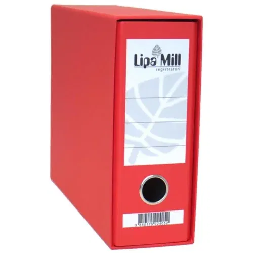 Registrator lipa mill a5/80 širok+škt rdeč LIPA MILL