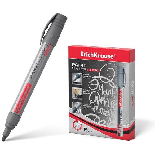 Erich Krause Paint marker PT-350, srebrn, (21221253) Slike