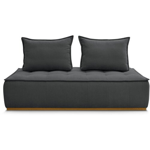 Bobochic Paris Tamno siva sofa od bouclé tkanine 175 cm Elisa – Cene