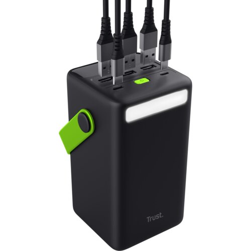 Trust Redoh XXL 50000 mAh Crno, Zeleno Slike